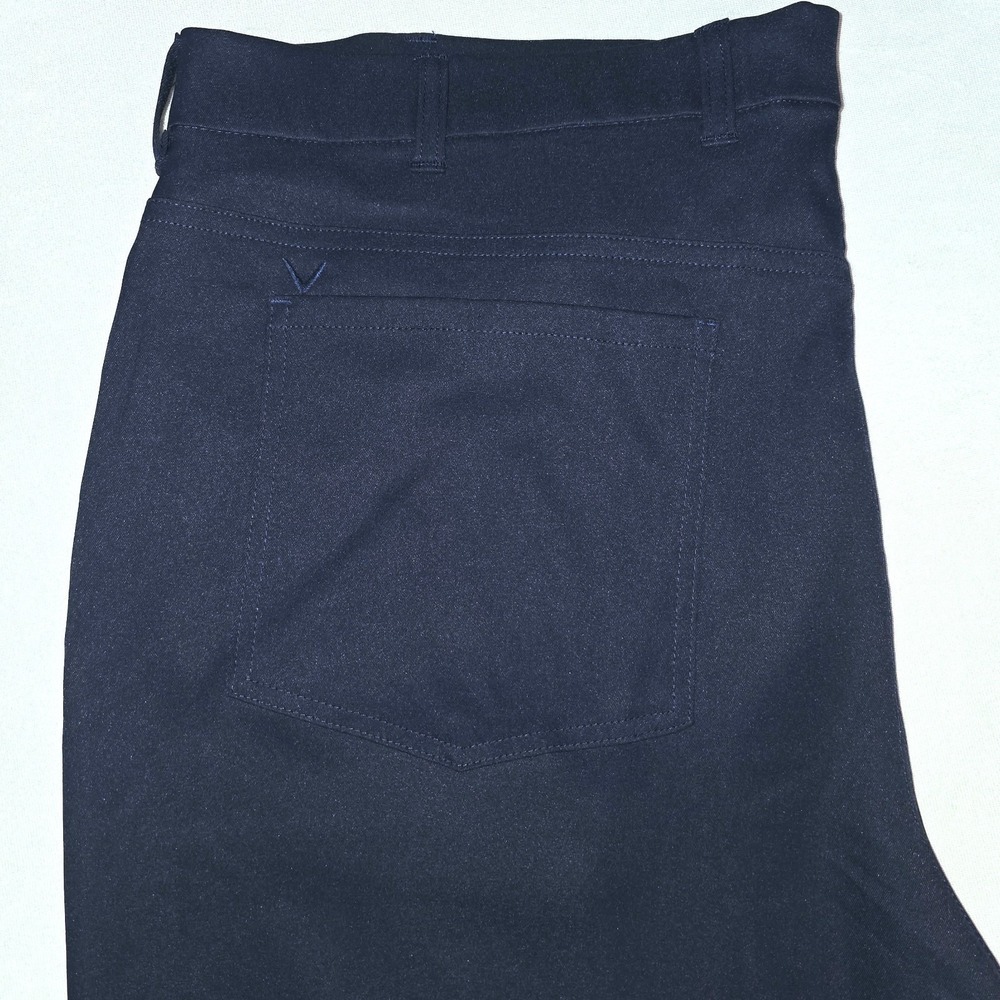Callaway‎ Navy Blue Performance Golf Chino Stretch Straight Leg Pants Size 40X31